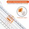 12 Inch Titanium Paper Trimmer Scrapbooking Tool with Automatic Security Safeguard and Side Ruler for A4, Craft Paper, Label, Photo and Cardstock White